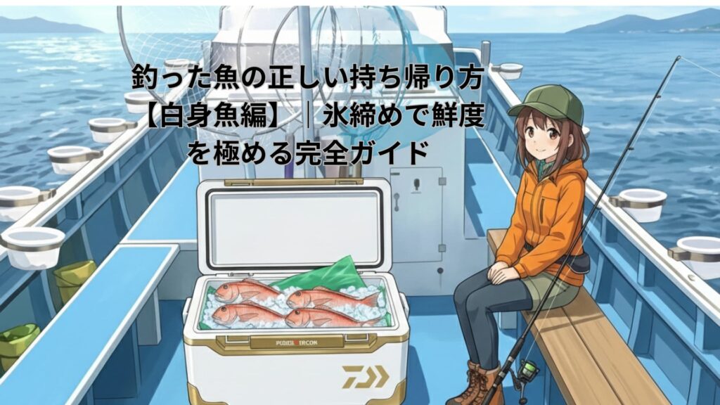 釣り魚「白身魚」持ち帰り方を解説