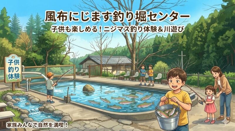子供 釣り体験 にじます 川遊び 関東
