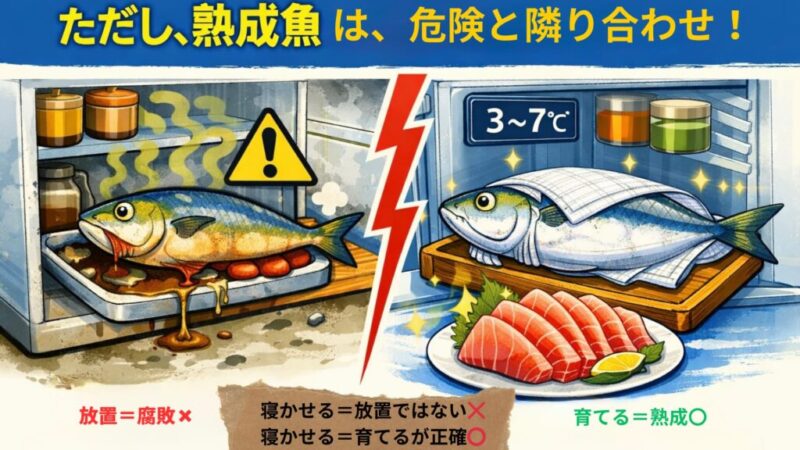 熟成魚は「危険」と隣り合わせ!解説見出し画像