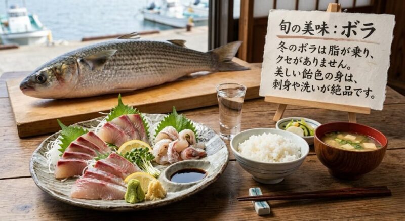 旬の美味しいボラ料理画像