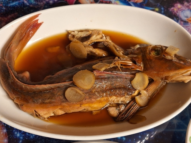 ホウボウの姿煮。料理画像