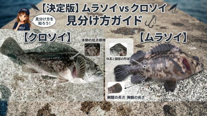 ムラソイとクロソイの見分け方解説見出し画像
