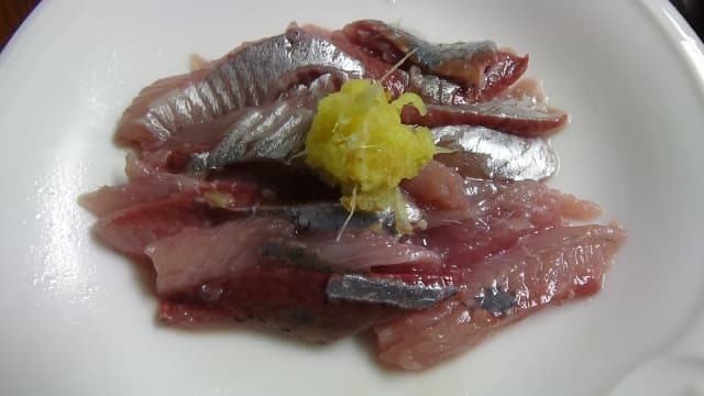 マイワシのお刺身