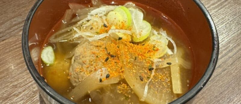 カタクチイワシのつみれ汁