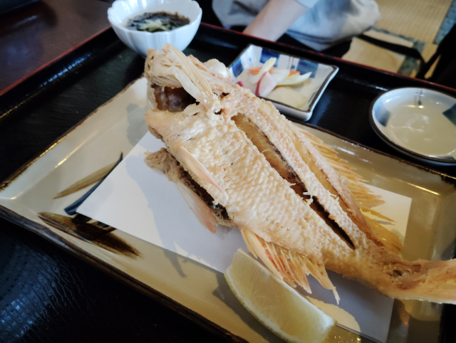 レンコダイの唐揚げ