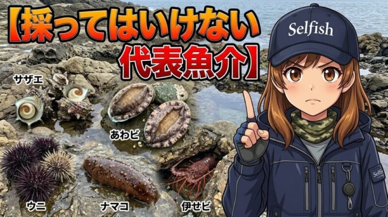 採ってはいけない代表魚介
