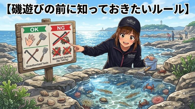 見出し画像【磯遊びの前に知っておきたいルール】